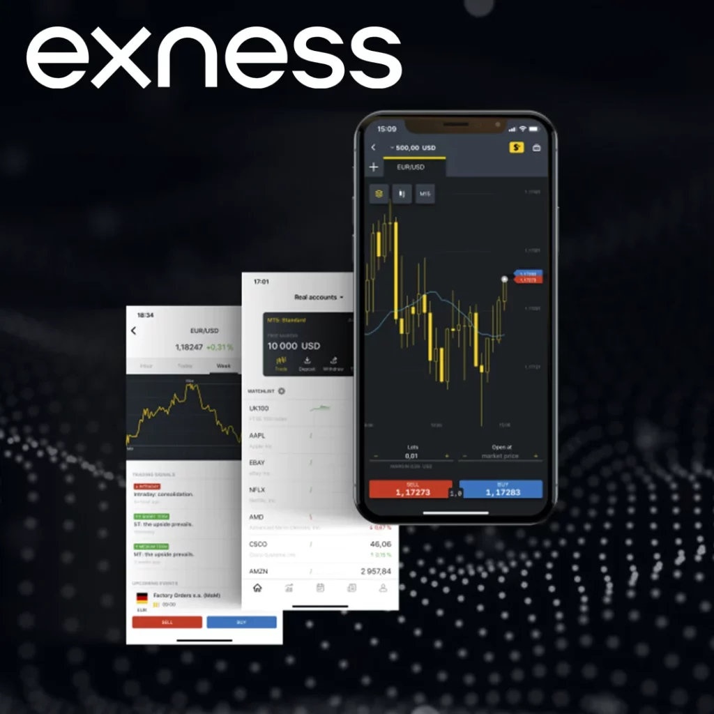 التنقل عبر منصة Exness MT5